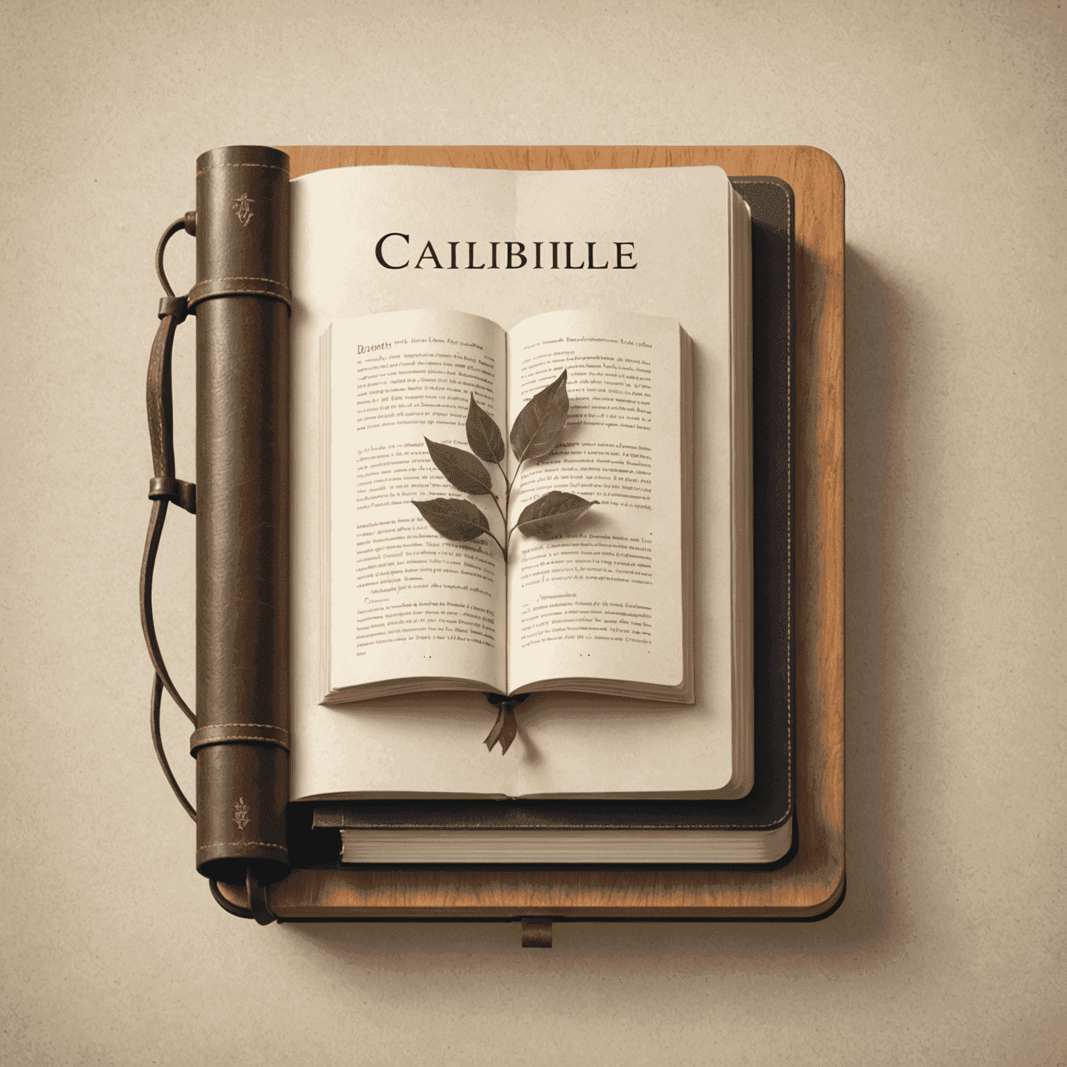 Caliblle logo featuring a stylized book or e-reader device