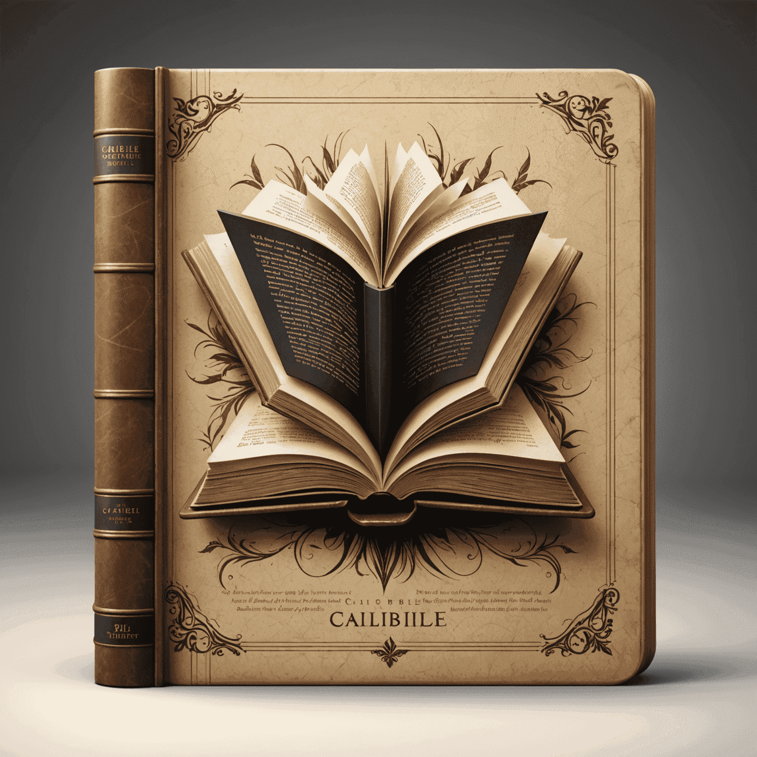 Caliblle logo featuring a stylized book or e-reader device