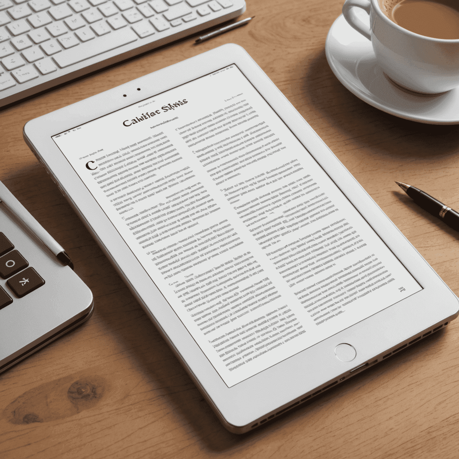 Illustration showing various e-book formatting techniques, including layout adjustments, font selections, and style modifications in Calibre