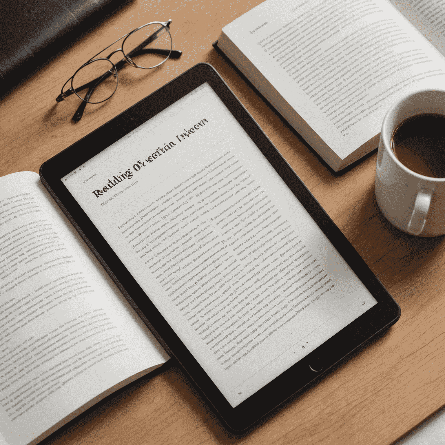 Calibre's e-book viewer interface showing an open book with customizable reading options
